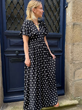 Charger l'image dans la galerie, Robe longue à pois Madeleine
