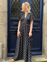 Charger l'image dans la galerie, Robe longue à pois Madeleine
