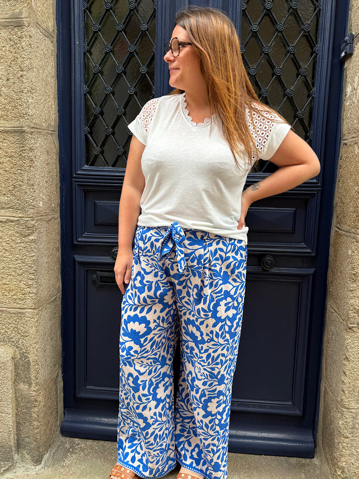 Pantalon fluide large Aristote