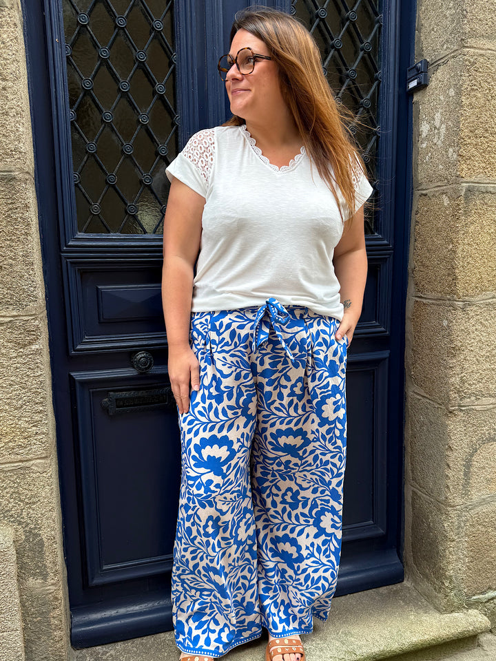Pantalon fluide large Aristote