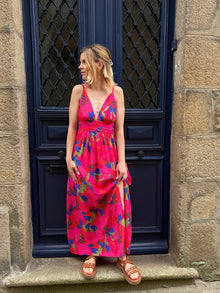 Robe longue fines bretelles Tania