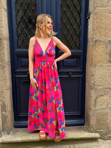 Robe longue fines bretelles Tania