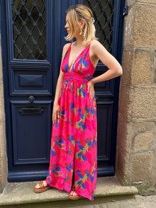 Robe longue fines bretelles Tania