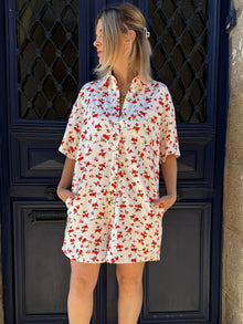 Combishort fleuri