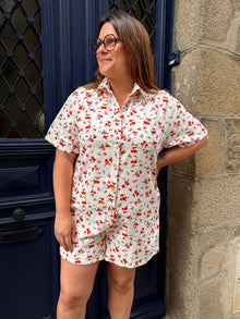 Combishort fleuri
