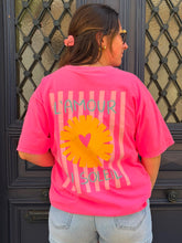 Charger l'image dans la galerie, tshirt rose fluo lamour au soleil
