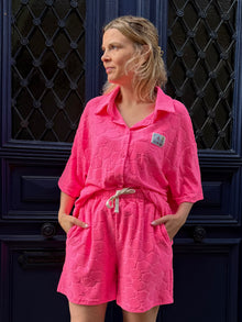 Short Coquillage rose
