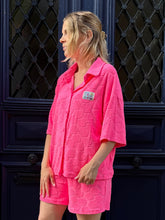 Charger l'image dans la galerie, Chemise manches courtes coquillage rose
