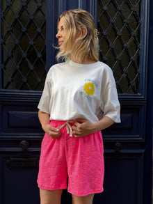 Short Coquillage rose