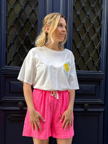 Short Coquillage rose