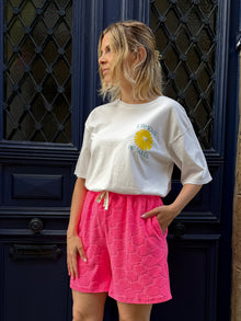 Short Coquillage rose
