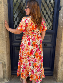 Robe longue fleuri Sofia