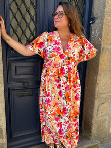 Robe longue fleuri Sofia