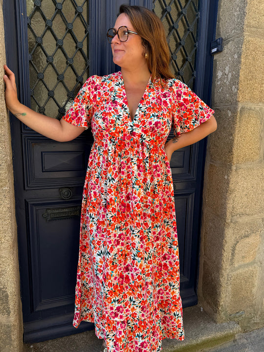 Robe longue  fleuri Beatriz