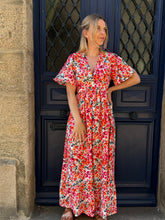 Charger l'image dans la galerie, Robe longue  fleuri Beatriz
