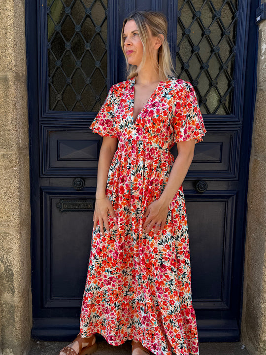 Robe longue  fleuri Beatriz