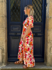 Robe longue fleuri Sofia