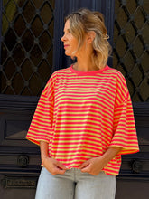 Charger l'image dans la galerie, Tshirt manches courtes à rayures
