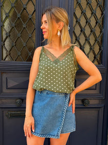 Top à pois Odile