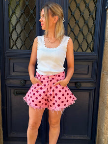 Short à pois pinkie