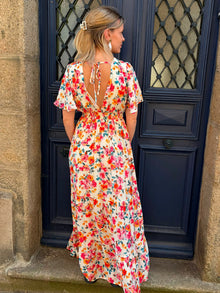 Robe longue fleurie Agael