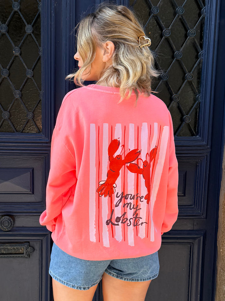 Sweat corail homard