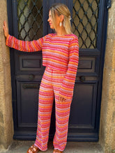 Charger l'image dans la galerie, Pantalon Crochet Ajouré Multicolore Cameron – Bohème Chic
