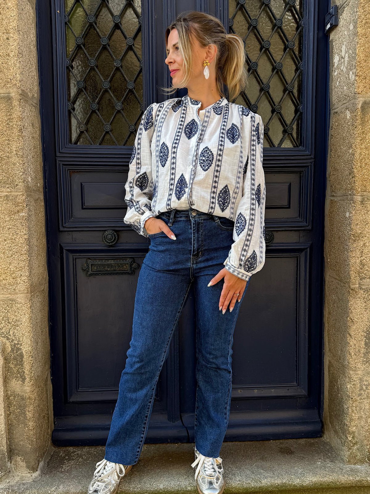 Blouse imprimé Viviane