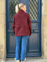 Charger l'image dans la galerie, Veste polaire Bordeaux Ophelia
