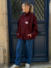 Charger l'image dans la galerie, Veste polaire Bordeaux Ophelia
