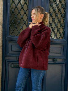 Veste polaire Bordeaux Ophelia