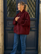 Charger l'image dans la galerie, Veste polaire Bordeaux Ophelia
