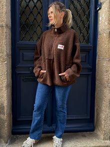 Veste polaire Ophelia Marron