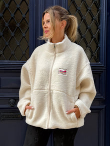 Veste polaire Ecru Ophelia