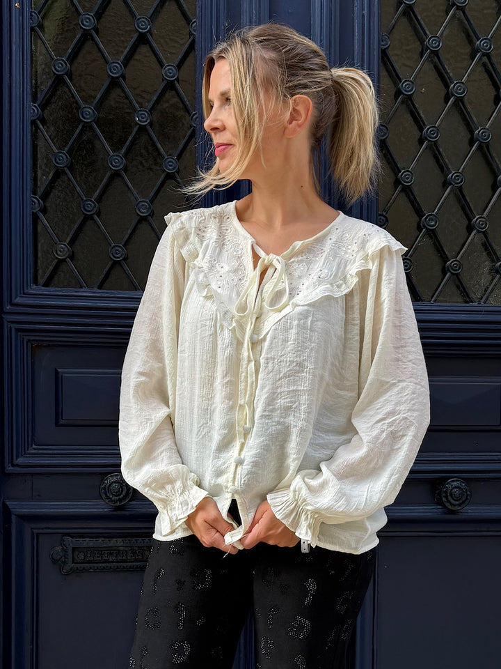 Blouse ecrue madelaine