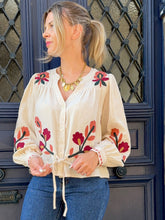 Charger l'image dans la galerie, Blouse écru Louisa
