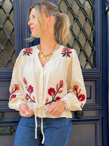 Blouse écru Louisa