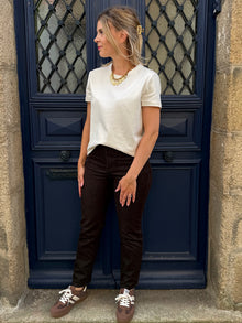 Jean chocolat Mia