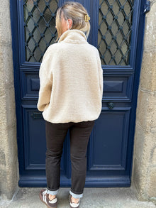 Sweat polaire beige Harry