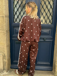 Pantalon à pois Chocolat Rosalia