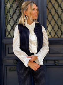 Veste sans manches en jean Elia