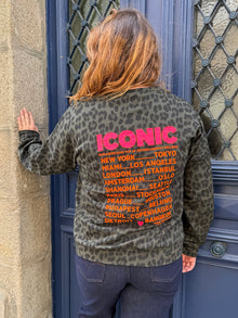 Sweat vert Leo iconic