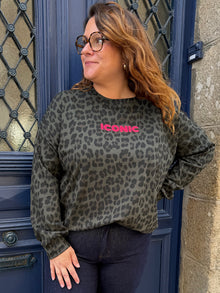 Sweat vert Leo iconic