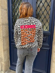 Sweat Leo iconic blanc
