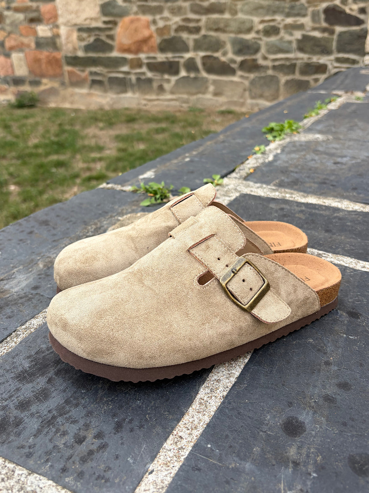 Mules taupe Frenchy
