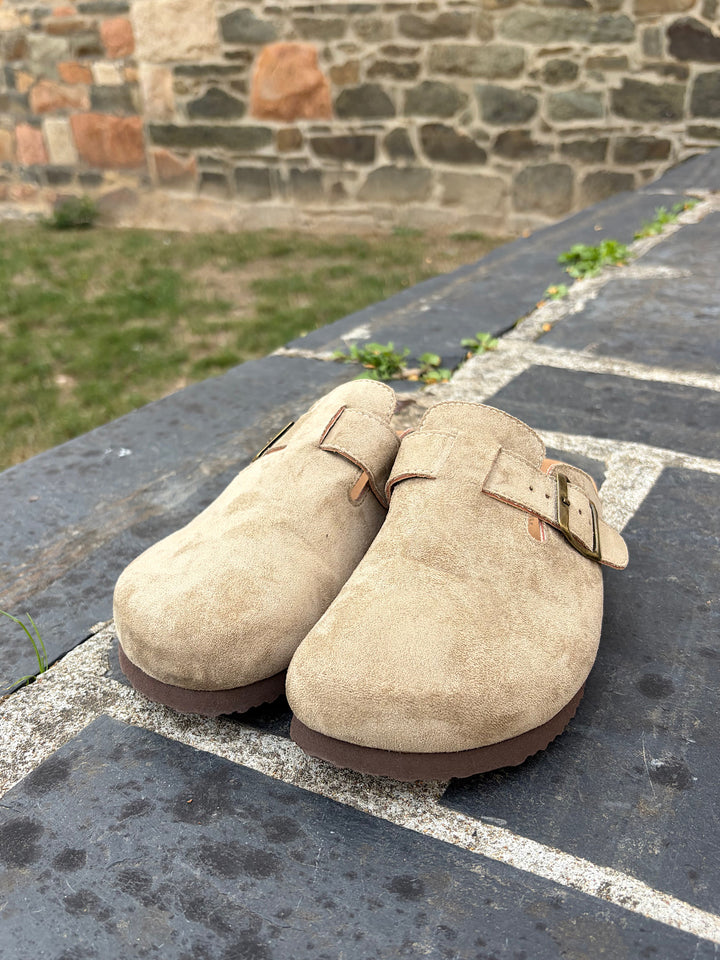 Mules taupe Frenchy