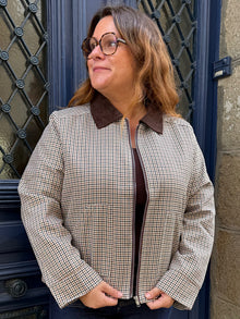 Veste à Carreaux Nahia Curvy