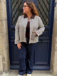 Veste à Carreaux Nahia Curvy