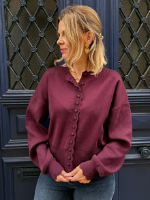 Gilet Prune Sibele