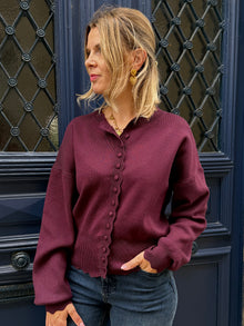 Gilet Prune Sibele